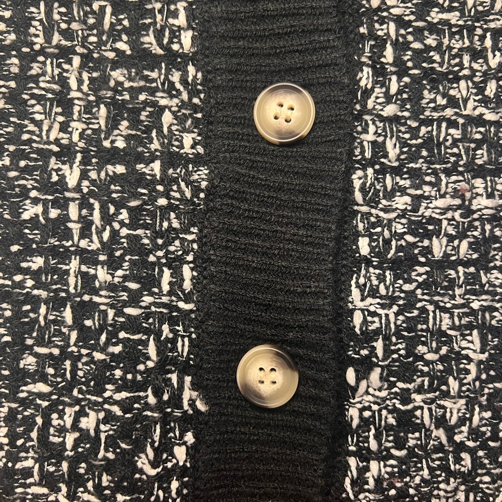 Jessica Simpson Black and White Cardigan - Picture 6 of 8
